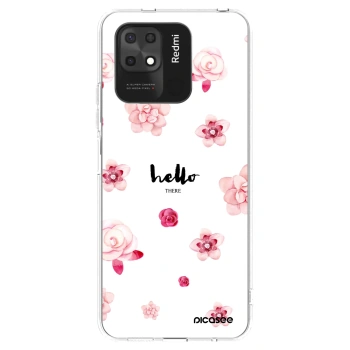 Picasee silikonska prozirna maskica za Xiaomi Redmi 10C - Hello there