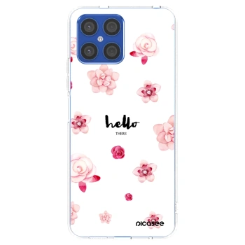 Picasee silikonska prozirna maskica za Honor X8 4G - Hello there