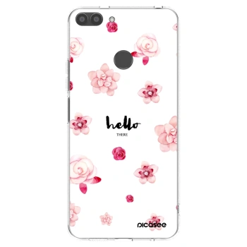 Picasee silikonska prozirna maskica za Huawei P Smart - Hello there