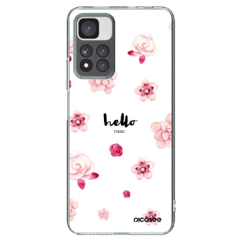 Picasee silikonska prozirna maskica za Xiaomi Redmi Note 11 Pro+ 5G - Hello there