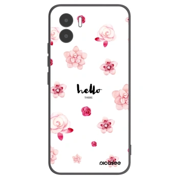 Picasee crna silikonska maskica za Xiaomi Redmi A1 - Hello there