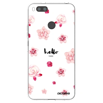 Picasee silikonska prozirna maskica za Xiaomi Redmi A1 - Hello there