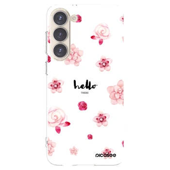 Picasee silikonska prozirna maskica za Samsung Galaxy S23+ 5G - Hello there