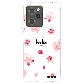 Picasee crna silikonska maskica za Xiaomi Poco X5 Pro - Hello there