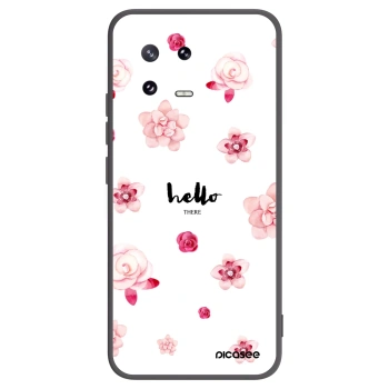 Picasee crna silikonska maskica za Xiaomi 13 Pro - Hello there