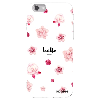 Picasee silikonska prozirna maskica za Apple iPhone 6/6S - Hello there