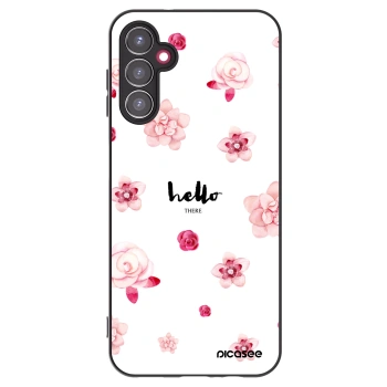 Picasee crna silikonska maskica za Samsung Galaxy A14 5G A146P - Hello there