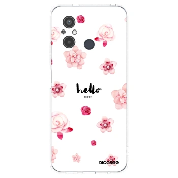 Picasee silikonska prozirna maskica za Xiaomi Redmi 12C - Hello there