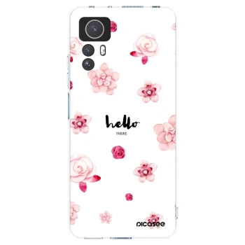 Picasee silikonska prozirna maskica za Xiaomi Redmi Note 12S - Hello there