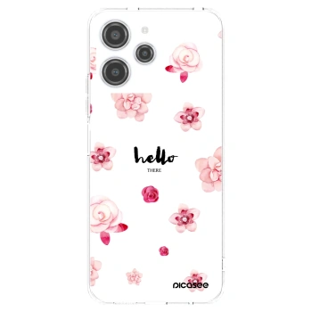 Picasee silikonska prozirna maskica za Xiaomi Redmi 12 4G - Hello there