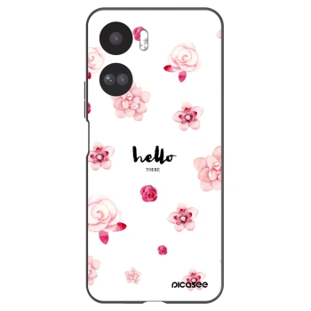 Picasee crna silikonska maskica za Honor 90 Lite 5G - Hello there