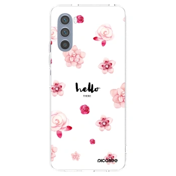 Picasee silikonska prozirna maskica za Motorola Moto G62 - Hello there