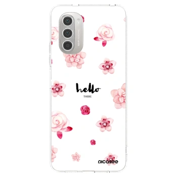 Picasee silikonska prozirna maskica za Motorola Moto G51 - Hello there