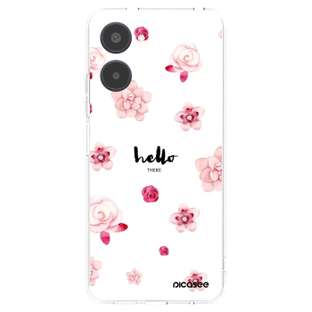 Picasee silikonska prozirna maskica za Realme 10 4G - Hello there