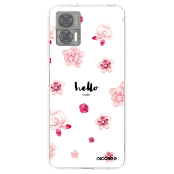 Picasee silikonska prozirna maskica za Motorola Edge 30 Neo - Hello there