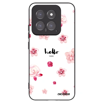 Picasee crna silikonska maskica za Xiaomi 14 - Hello there