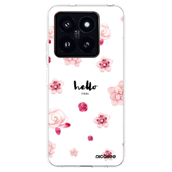 Picasee silikonska prozirna maskica za Xiaomi 14 Pro - Hello there