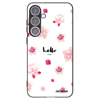 Picasee crna silikonska maskica za Samsung Galaxy S24+ S926B 5G - Hello there