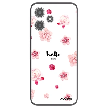 Picasee crna silikonska maskica za Xiaomi Redmi 12 5G - Hello there