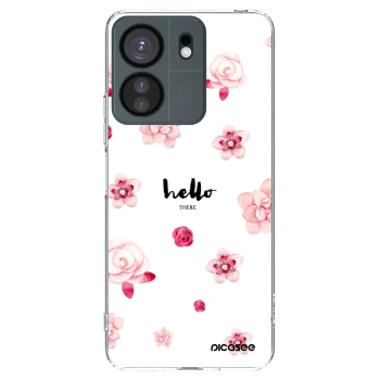 Picasee silikonska prozirna maskica za Xiaomi Redmi 13C 4G - Hello there