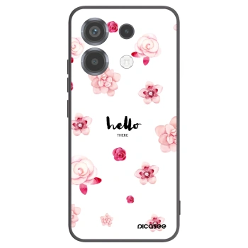 Picasee crna silikonska maskica za Xiaomi Poco X6 - Hello there