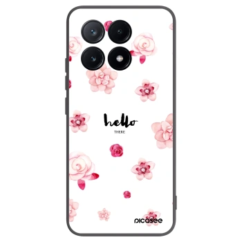 Picasee crna silikonska maskica za Xiaomi Poco X6 Pro - Hello there