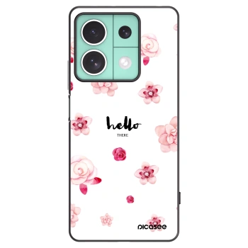 Picasee crna silikonska maskica za Xiaomi Redmi Note 13 5G - Hello there