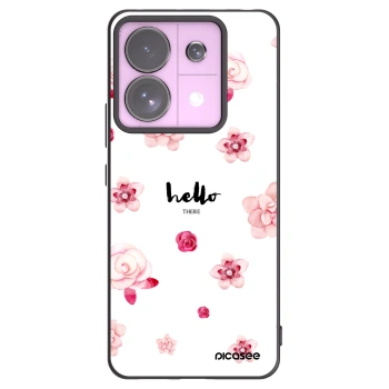 Picasee crna silikonska maskica za Xiaomi Redmi Note 13 Pro 5G - Hello there