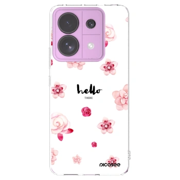 Picasee silikonska prozirna maskica za Xiaomi Redmi Note 13 Pro 5G - Hello there
