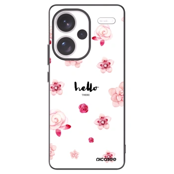 Picasee crna silikonska maskica za Xiaomi Redmi Note 13 Pro+ 5G - Hello there