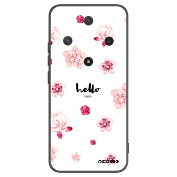 Picasee crna silikonska maskica za Honor Magic6 Lite 5G - Hello there