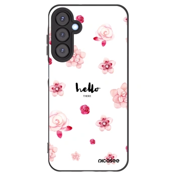 Picasee crna silikonska maskica za Samsung Galaxy A25 A256B 5G - Hello there