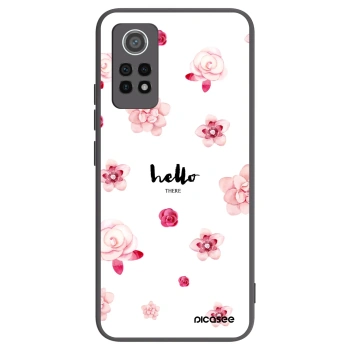 Picasee crna silikonska maskica za Xiaomi Redmi Note 12 Pro 4G - Hello there