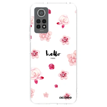 Picasee silikonska prozirna maskica za Xiaomi Redmi Note 12 Pro 4G - Hello there