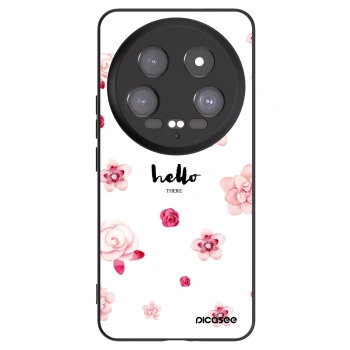 Picasee crna silikonska maskica za Xiaomi 14 Ultra - Hello there