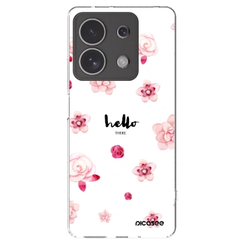 Picasee silikonska prozirna maskica za Xiaomi Redmi Note 13 4G - Hello there