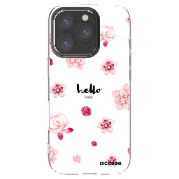 Picasee silikonska prozirna maskica za Apple iPhone 16 Pro - Hello there