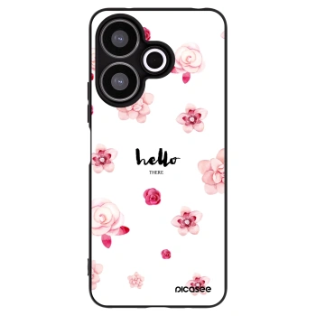 Picasee crna silikonska maskica za Xiaomi Redmi 13 4G - Hello there