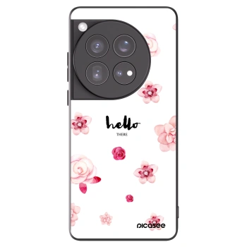 Picasee crna silikonska maskica za OnePlus 12 5G - Hello there