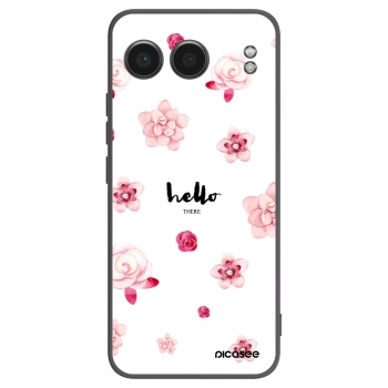 Picasee crna silikonska maskica za OnePlus Nord 4 - Hello there