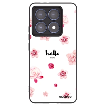 Picasee crna silikonska maskica za Xiaomi 14T Pro - Hello there