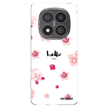 Picasee silikonska prozirna maskica za Xiaomi Redmi Note 14 Pro+ 5G - Hello there