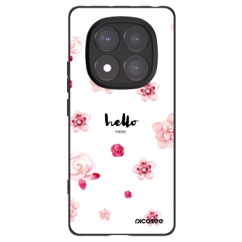 Picasee crna silikonska maskica za Xiaomi Redmi Note 14 Pro 5G - Hello there
