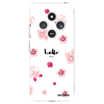 Picasee silikonska prozirna maskica za Xiaomi Redmi 14C - Hello there