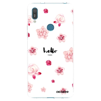 Picasee silikonska prozirna maskica za Huawei Y7 2019 - Hello there