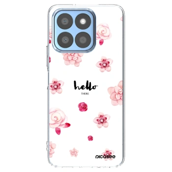 Picasee silikonska prozirna maskica za Honor X8c - Hello there