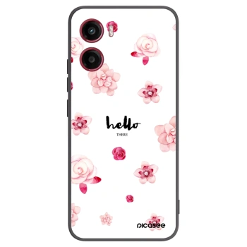 Picasee crna silikonska maskica za Motorola Moto G05 - Hello there