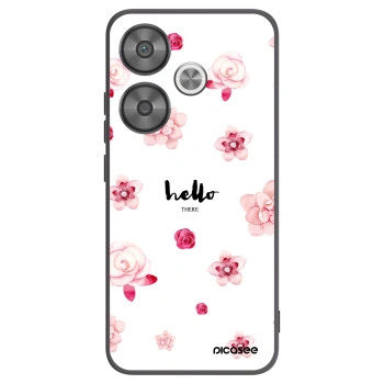 Picasee crna silikonska maskica za Xiaomi Poco F6 - Hello there