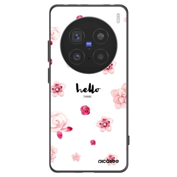 Picasee crna silikonska maskica za Vivo X200 Pro - Hello there