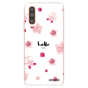 Picasee silikonska prozirna maskica za Huawei P30 - Hello there